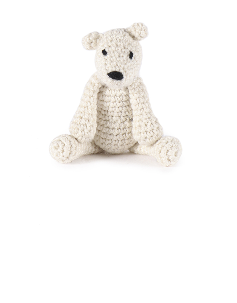 toft ed's animal mini piotr the polar bear amigurumi crochet